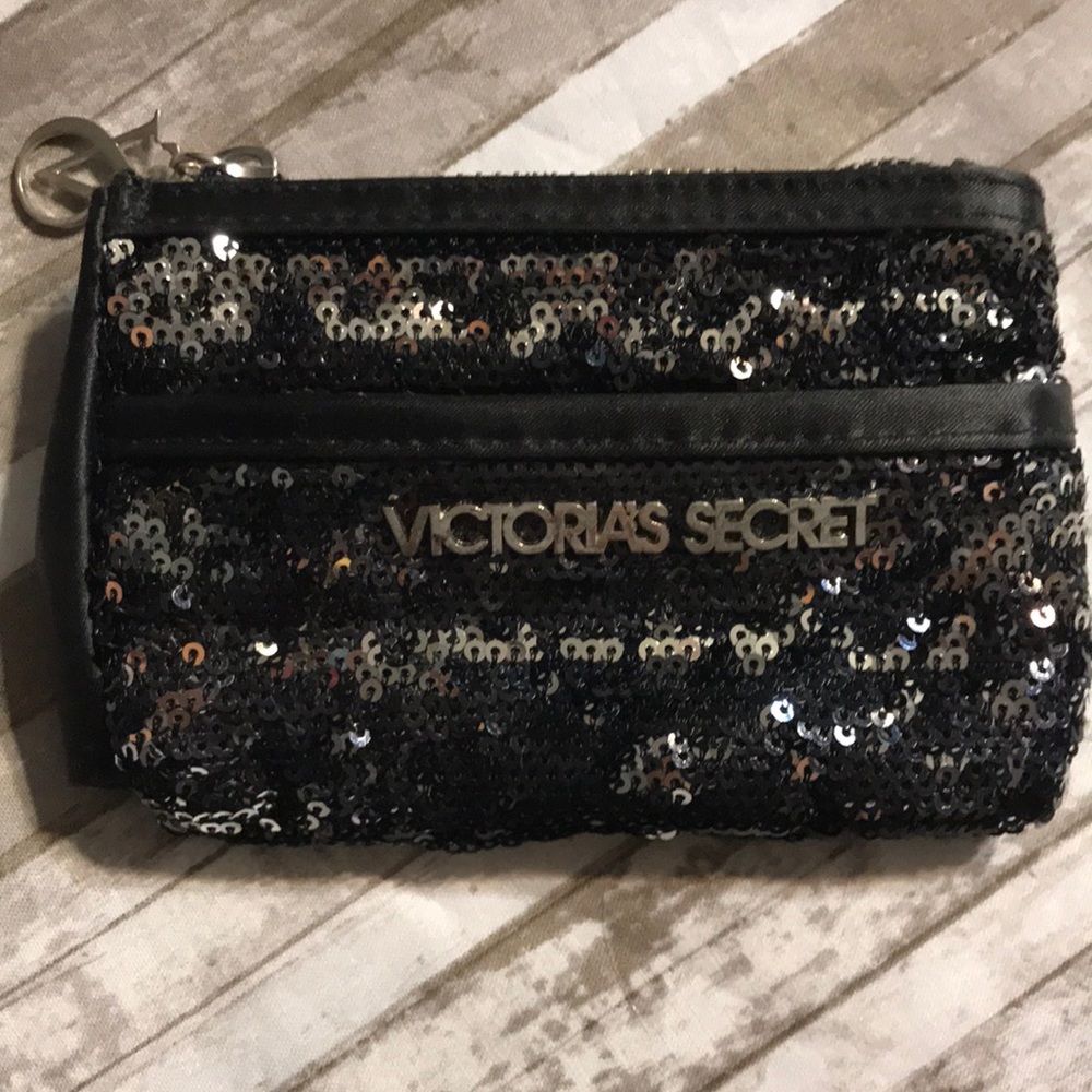 Victoria Secret sequins Coin purse like new
